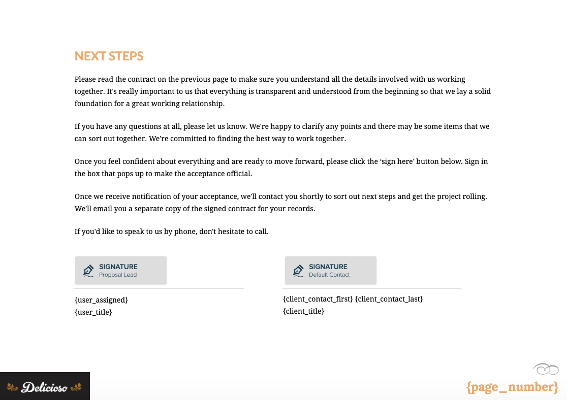 Catering Proposal Template
